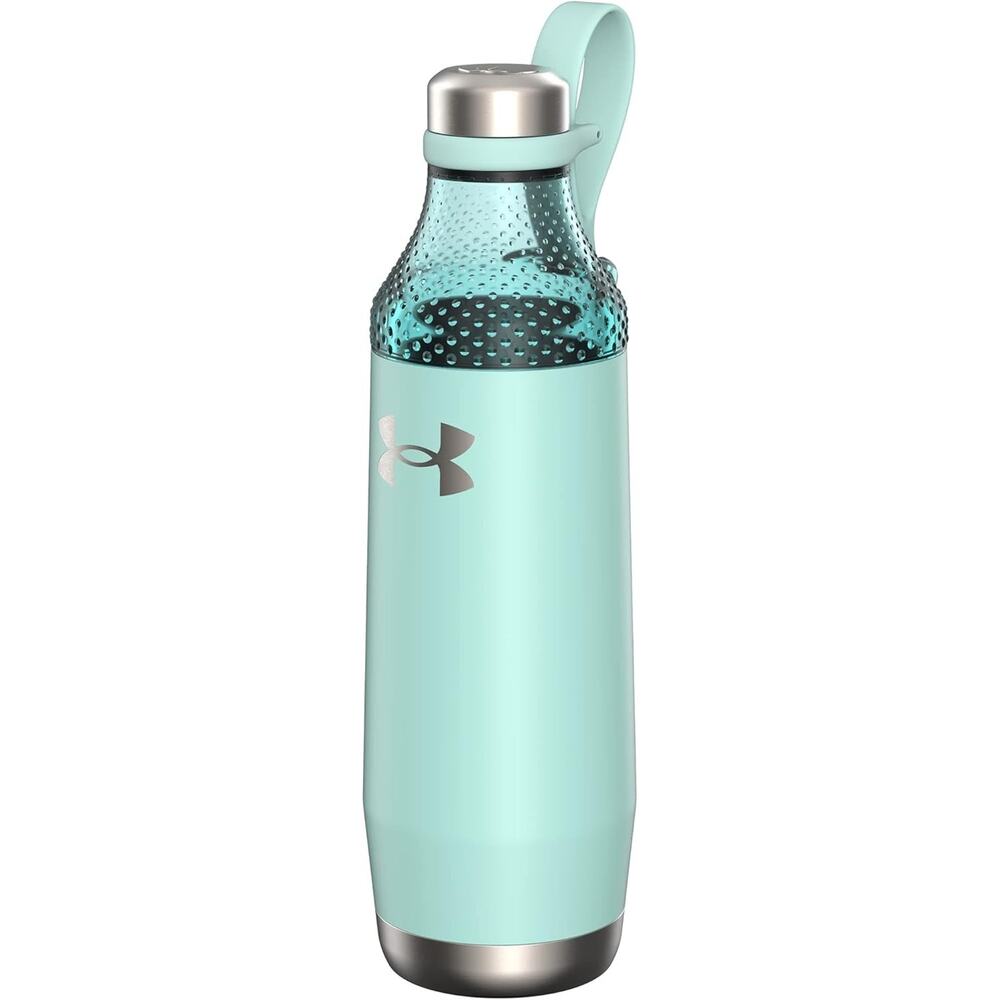 Under Armour Breeze Blue Infinity 22oz Water Bottle w/loop - Converts to Tumbler